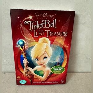 Tinker Bell and the Lost Treasure (DVD, 2009) Pre Owned with Slipcover